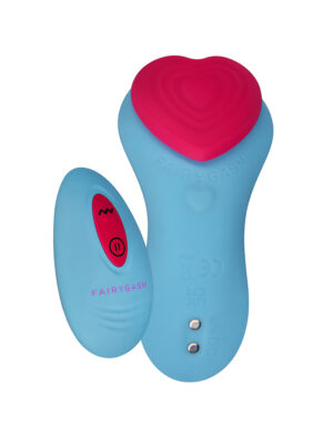 Stimulateur de culotte HeartGem bleu - FairyGasm