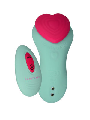 Stimulateur de culotte HeartGem vert - FairyGasm