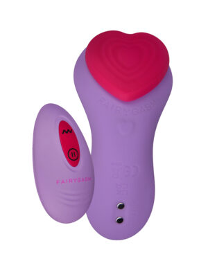 Stimulateur télécommandé de culotte HeartGem violet - FairyGasm