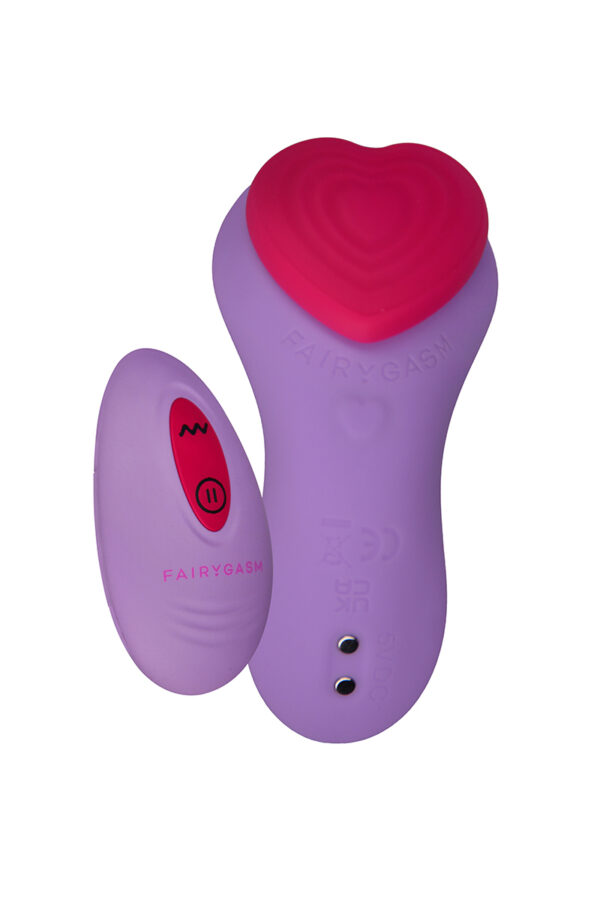 Stimulateur de culotte HeartGem violet - FairyGasm