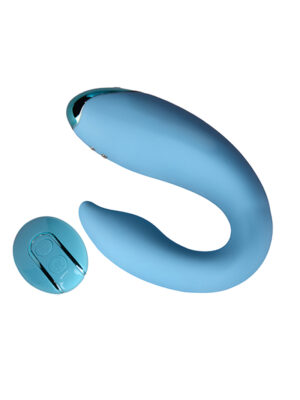 Vibro pour couples PleasureBerry bleu - FairyGasm