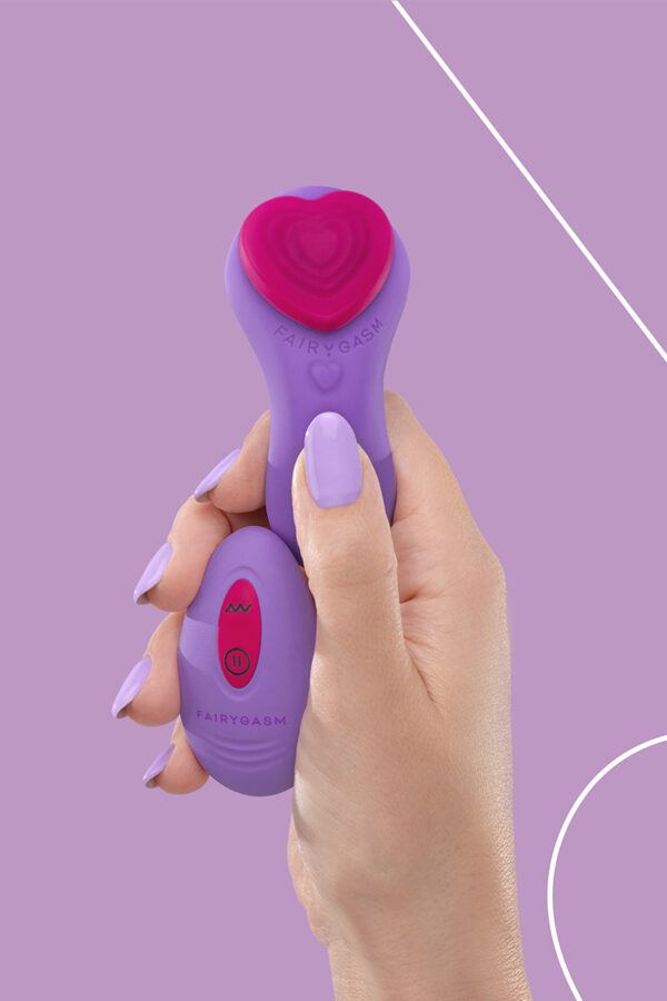 Stimulateur de culotte HeartGem violet - FairyGasm – Image 2