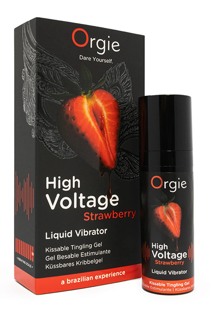 Gel d'excitation High Voltage Liquid Vibrator Fraise - Orgie – Image 2