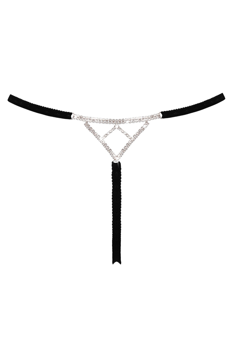 String ouvert strass - Cotelli Lingerie – Image 3