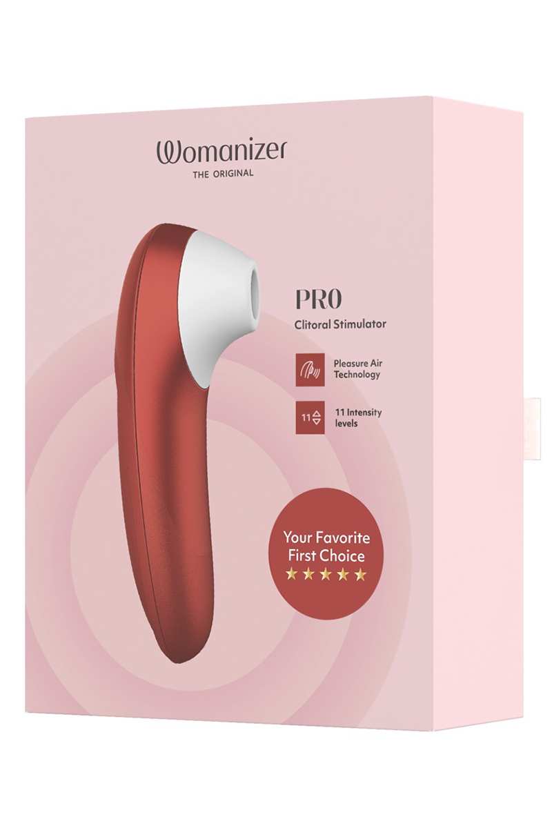 Stimulateur clitoridien Womanizer Pro rouge – Image 4