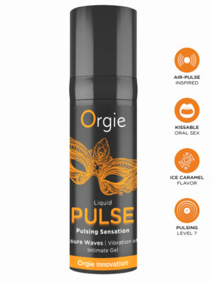 Gel stimulant embrassable Liquid Pulse - Orgie